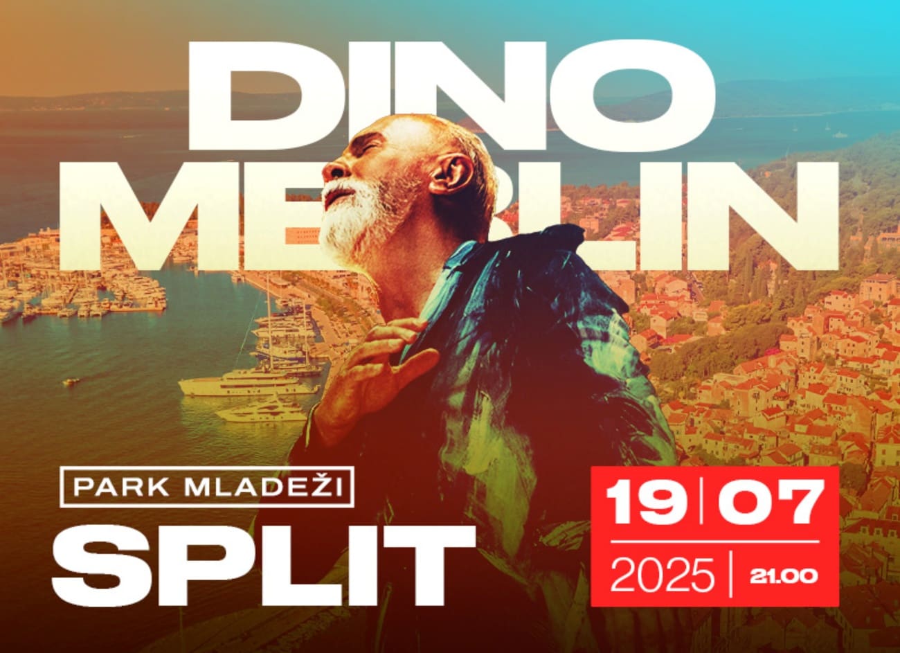 Senzacija u Splitu: Dino Merlin za 19. srpnja najavio koncertni spektakl u Parku mladeži
