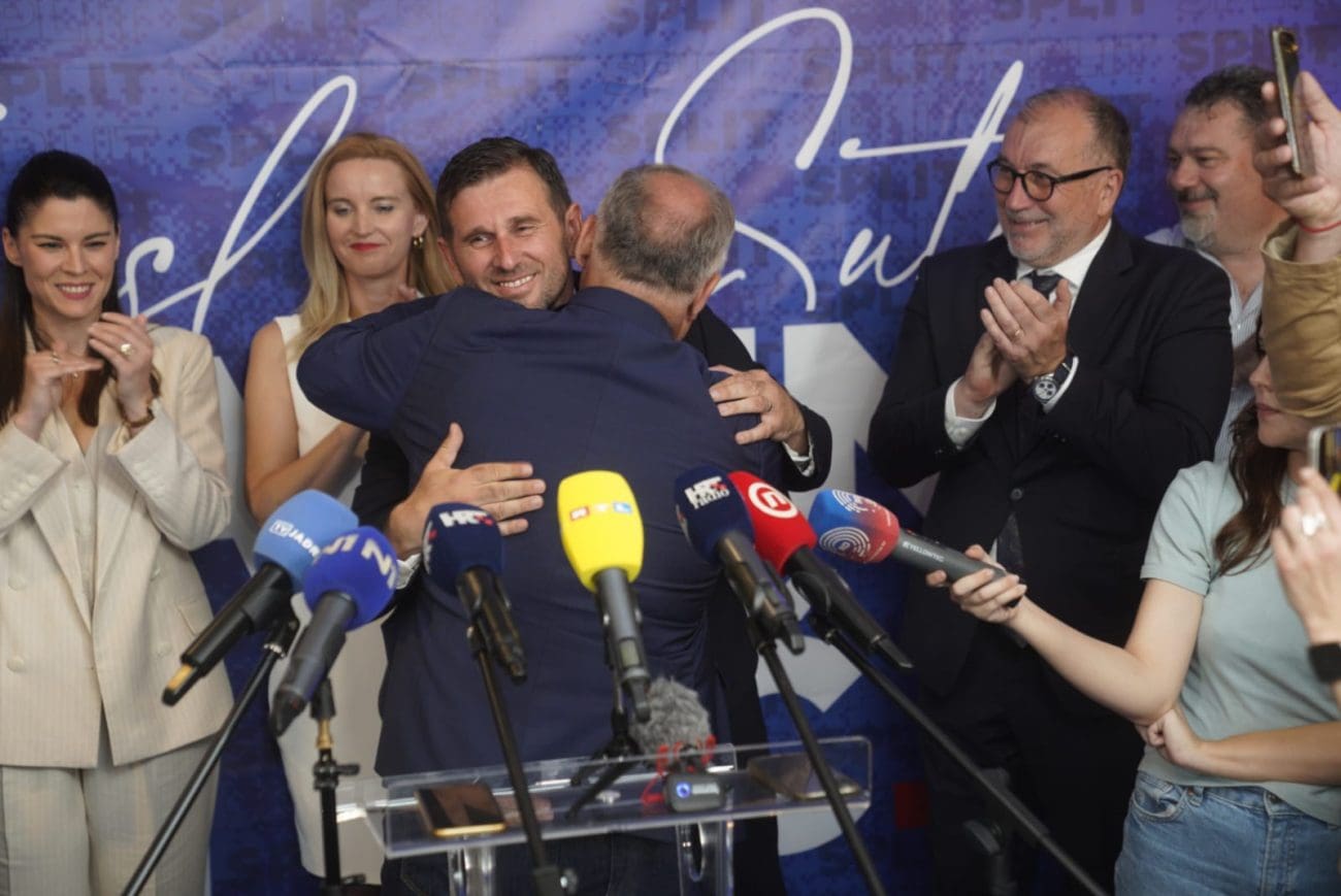 Pobjeda u Splitu donijela feštu u Šutin stožer koja će trajati dugo u noć