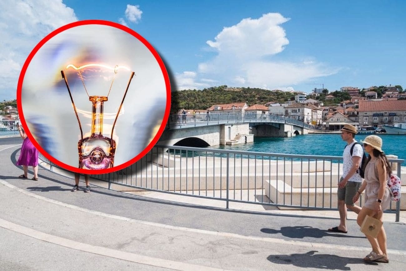 Usred paklenih vrućina bez struje cijelo trogirsko područje